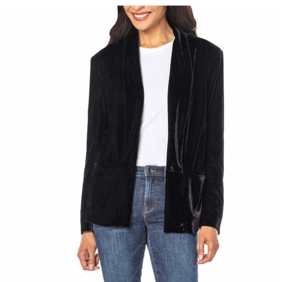 Well Worn Jackets & Blazers - Well Worn Ladies' Velvet Cardigan